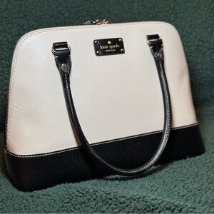 Kate Spade black and white bag